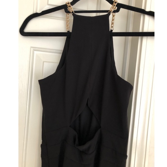 Laundry by Shelli Segal | Gold Chain Jumpsuit - Picture 3 of 4